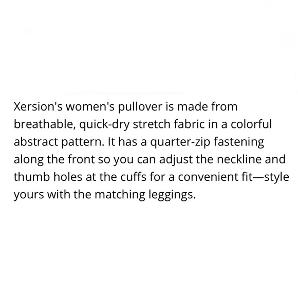 Xersion Women's Black Long Sleeve Quarter-Zip Pullover Size XXL - Picture 6 of 11